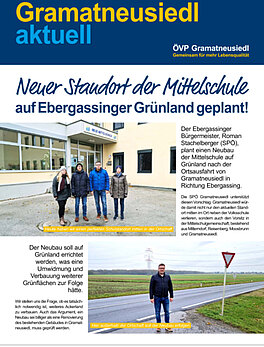 Gemeindeparteizeitung ÖVP Gramatneusiedl 12/23